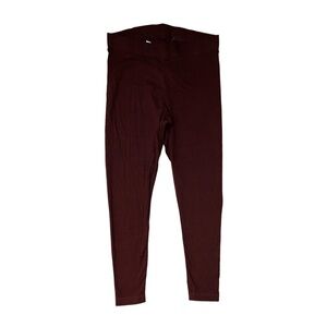 OLD NAVY Women's Maroon Full Length Leggings Size Large